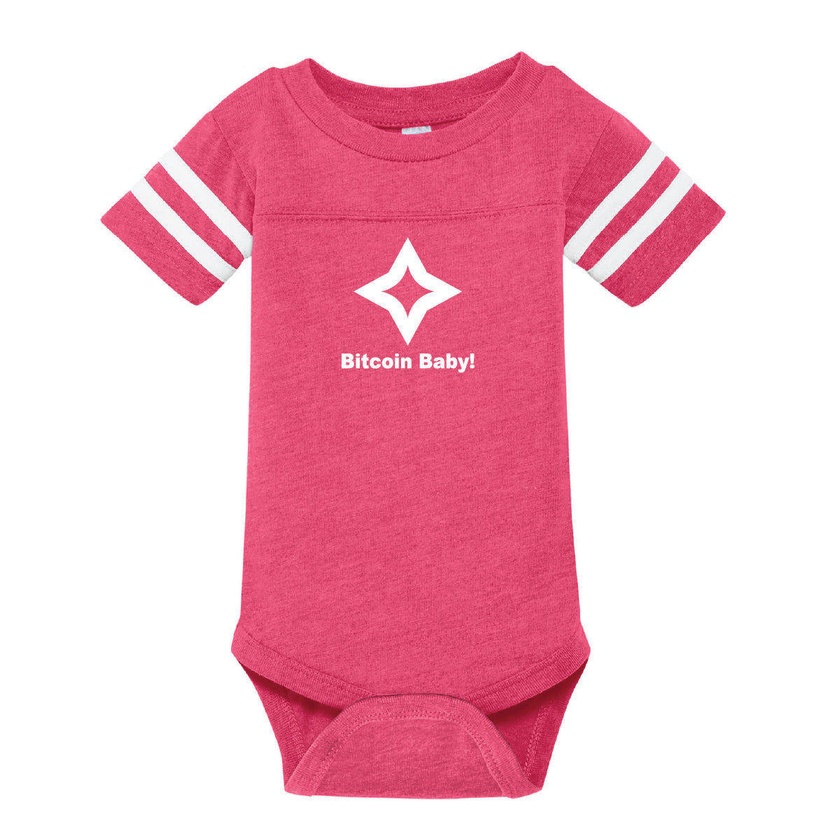 Rabbit Skins Infant Football Fine Jersey Bodysuit