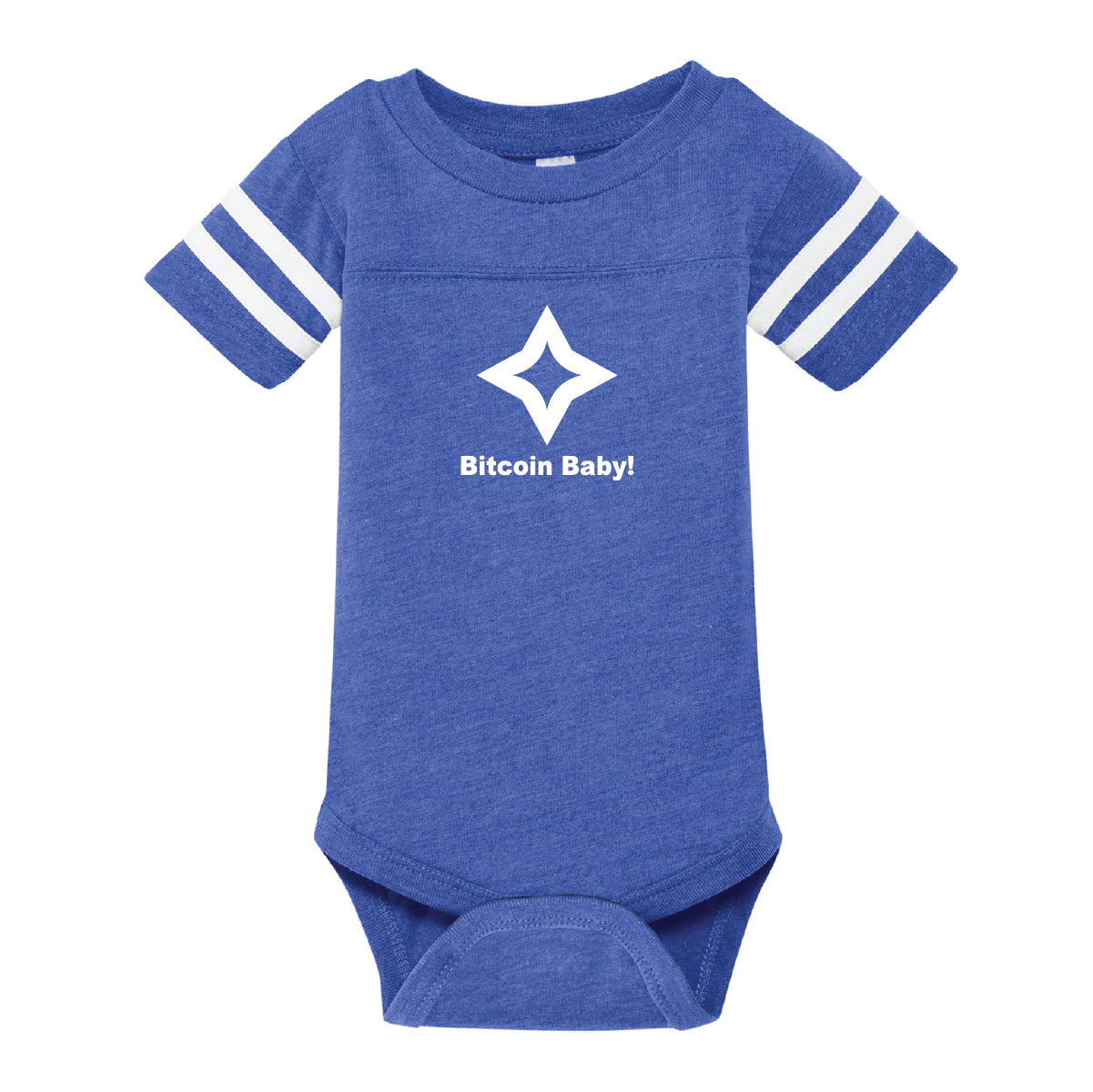 Rabbit Skins Infant Football Fine Jersey Bodysuit